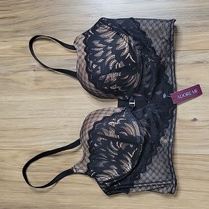 Adore Me Push Up Black Bra